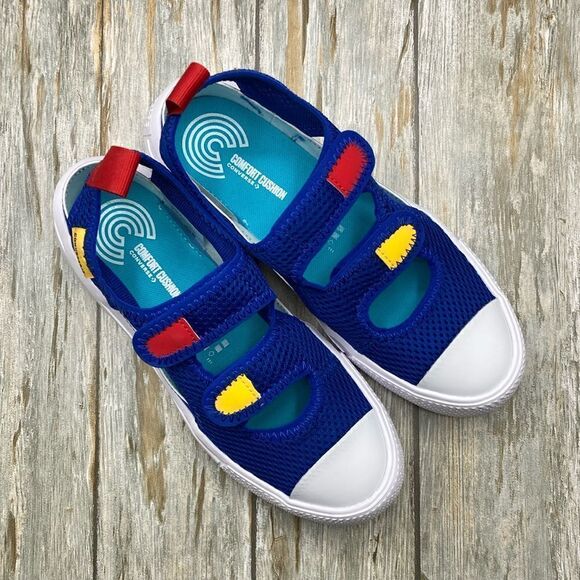 Little Kid Chuck Taylor Ultra Low Top Velcro Strap Breathable Summer Shoe Size 2 - Picture 1 of 9